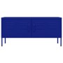 Mueble para TV de acero azul marino 105x35x50 cm de vidaXL, Muebles TV - Ref: Foro24-336226, Precio: 192,96 €, Descuento: %