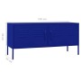 TV stand in navy blue steel, 105x35x50 cm by vidaXL, TV Furniture - Ref: Foro24-336226, Price: 192,96 €, Discount: %