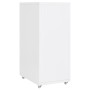 Armario archivador móvil metal blanco 28x41x69 cm de vidaXL, Armarios archivadores - Ref: Foro24-335913, Precio: 81,49 €, Des...