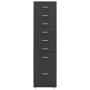 Anthracite metal mobile filing cabinet 28x41x109 cm by vidaXL, Filing cabinets - Ref: Foro24-335923, Price: 123,07 €, Discoun...