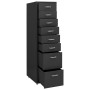 Anthracite metal mobile filing cabinet 28x41x109 cm by vidaXL, Filing cabinets - Ref: Foro24-335923, Price: 123,07 €, Discoun...