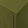 Olive green steel TV cabinet 105x35x50 cm by vidaXL, TV Furniture - Ref: Foro24-336225, Price: 163,97 €, Discount: %