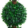 Ball-shaped artificial boxwood plant with green pot 90 cm by vidaXL, artificial flora - Ref: Foro24-336512, Price: 49,11 €, D...