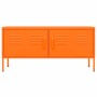 Mueble para TV de acero naranja 105x35x50 cm de vidaXL, Muebles TV - Ref: Foro24-336228, Precio: 164,43 €, Descuento: %