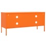 Mueble para TV de acero naranja 105x35x50 cm de vidaXL, Muebles TV - Ref: Foro24-336228, Precio: 164,43 €, Descuento: %