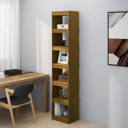 Honey brown pine wood shelving/space divider by vidaXL, Bookcases and shelves - Ref: Foro24-808156, Price: 71,52 €, Discount: %