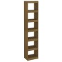 Honey brown pine wood shelving/space divider by vidaXL, Bookcases and shelves - Ref: Foro24-808156, Price: 71,52 €, Discount: %