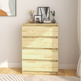 Mueble auxiliar madera maciza de pino 60x36x84 cm de vidaXL, Aparadores - Ref: Foro24-808103, Precio: 122,98 €, Descuento: %