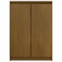 Aparador madera maciza de pino marrón miel 60x36x84 cm de vidaXL, Aparadores - Ref: Foro24-808111, Precio: 103,43 €, Descuent...