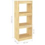 Pine wood shelf/space divider 40x30x103.5 cm by vidaXL, Bookcases and shelves - Ref: Foro24-808138, Price: 54,73 €, Discount: %