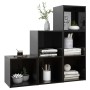 Juego de mueble para TV de 3 piezas aglomerado negro brillante de vidaXL, Muebles TV - Ref: Foro24-3080085, Precio: 90,99 €, ...