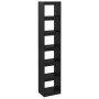 Black pine wood shelving/space divider 40x30x199 cm by vidaXL, Bookcases and shelves - Ref: Foro24-808157, Price: 95,64 €, Di...