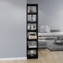 Black pine wood shelving/space divider 40x30x199 cm by vidaXL, Bookcases and shelves - Ref: Foro24-808157, Price: 95,64 €, Di...