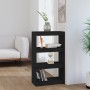 Black pine wood shelving/space divider 60x30x103.5 cm by vidaXL, Bookcases and shelves - Ref: Foro24-808167, Price: 62,09 €, ...