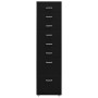 Armario archivador móvil metal negro 28x41x109 cm de vidaXL, Armarios archivadores - Ref: Foro24-335922, Precio: 117,61 €, De...