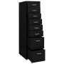 Armario archivador móvil metal negro 28x41x109 cm de vidaXL, Armarios archivadores - Ref: Foro24-335922, Precio: 117,61 €, De...