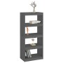 Gray pine wood shelving/space divider 60x30x135.5cm by vidaXL, Bookcases and shelves - Ref: Foro24-808170, Price: 58,23 €, Di...