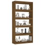 Honey brown pine wood shelf/divider 80x30x167.4 cm by vidaXL, Bookcases and shelves - Ref: Foro24-808201, Price: 113,24 €, Di...