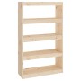 Estantería/divisor de espacios madera de pino 80x30x135,5 cm de vidaXL, Librerías y estanterías - Ref: Foro24-808193, Precio:...