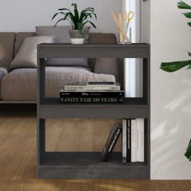 Pine wood gray shelf/space divider 60x30x71.5 cm by vidaXL, Bookcases and shelves - Ref: Foro24-808160, Price: 34,18 €, Disco...