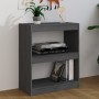 Kiefernholzregal/Raumteiler grau 60x30x71,5 cm von vidaXL, Bücherregale und Regale - Ref: Foro24-808160, Preis: 34,99 €, Raba...