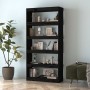 Black pine wood shelving/space divider 80x30x167.4 cm by vidaXL, Bookcases and shelves - Ref: Foro24-808202, Price: 104,40 €,...