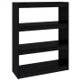 Estantería/divisor de espacios madera pino negro 80x30x103,5 cm de vidaXL, Librerías y estanterías - Ref: Foro24-808192, Prec...