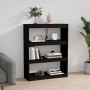 Estantería/divisor de espacios madera pino negro 80x30x103,5 cm de vidaXL, Librerías y estanterías - Ref: Foro24-808192, Prec...