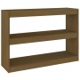 Honig Kiefer Holz Bücherregal/Raumteiler 100x30x71,5 cm von vidaXL, Bücherregale und Regale - Ref: Foro24-808211, Preis: 79,6...