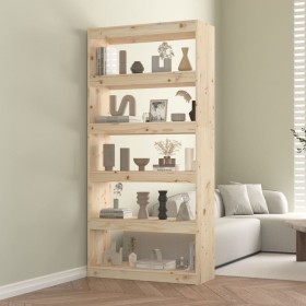 Regal/Raumteiler aus Kiefernholz, 80 x 30 x 167,4 cm von vidaXL, Bücherregale und Regale - Ref: Foro24-808198, Preis: 91,52 €...