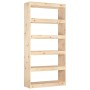 Pine wood shelf/space divider 80x30x167.4 cm by vidaXL, Bookcases and shelves - Ref: Foro24-808198, Price: 91,52 €, Discount: %