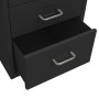 Black metal mobile filing cabinet 28x41x69 cm by vidaXL, Filing cabinets - Ref: Foro24-335918, Price: 82,39 €, Discount: %