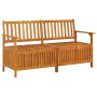 Solid acacia wood storage bench 148 cm by vidaXL, garden benches - Ref: Foro24-316743, Price: 192,99 €, Discount: %