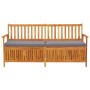 Storage bench with cushion solid acacia wood 170 cm by vidaXL, garden benches - Ref: Foro24-316741, Price: 334,12 €, Discount: %