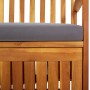 Storage bench with cushion solid acacia wood 170 cm by vidaXL, garden benches - Ref: Foro24-316741, Price: 334,12 €, Discount: %