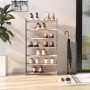 Gray plywood shoe cabinet 65x24x117 cm by vidaXL, Shoe racks and shoe organizers - Ref: Foro24-327355, Price: 40,99 €, Discou...