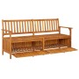 Solid acacia wood storage bench 170 cm by vidaXL, garden benches - Ref: Foro24-316744, Price: 247,60 €, Discount: %