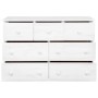 Sideboard with 7 drawers solid white pine wood 113x35x73 cm by vidaXL, Sideboards - Ref: Foro24-337030, Price: 189,89 €, Disc...