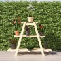 Solid pine wood flower shelf 101x23x79 cm by vidaXL, Pot stands - Ref: Foro24-327378, Price: 53,99 €, Discount: %