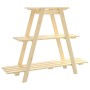 Solid pine wood flower shelf 101x23x79 cm by vidaXL, Pot stands - Ref: Foro24-327378, Price: 53,99 €, Discount: %