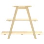 Solid pine wood flower shelf 101x23x79 cm by vidaXL, Pot stands - Ref: Foro24-327378, Price: 53,99 €, Discount: %