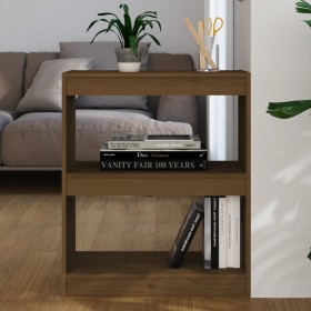 Honey brown pine wood shelf/space divider 60x30x71.5cm by vidaXL, Bookcases and shelves - Ref: Foro24-808161, Price: 54,62 €,...