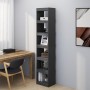 Pine wood gray shelf/space divider 40x30x199 cm by vidaXL, Bookcases and shelves - Ref: Foro24-808155, Price: 91,28 €, Discou...