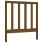 Honey brown solid wood bed frame and headboard 100x200 cm by vidaXL, Beds and slatted bases - Ref: Foro24-3193784, Price: 112...