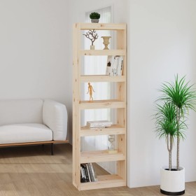 Pine wood shelf/space divider 60x30x199.5 cm by vidaXL, Bookcases and shelves - Ref: Foro24-808178, Price: 118,89 €, Discount: %