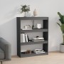 Gray pine wood shelving/space divider 80x30x103.5 cm by vidaXL, Bookcases and shelves - Ref: Foro24-808190, Price: 56,86 €, D...