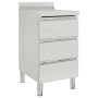 Commercial kitchen cabinets 2 units stainless steel by vidaXL, Restoration - Ref: Foro24-3081937, Price: 436,97 €, Discount: %