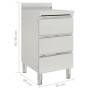 Commercial kitchen cabinets 2 units stainless steel by vidaXL, Restoration - Ref: Foro24-3081937, Price: 436,97 €, Discount: %