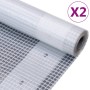 Lonas de leno 2 unidades 260 g/m² 2x10 m blanca de vidaXL, Lonas impermeables - Ref: Foro24-3082815, Precio: 89,93 €, Descuen...