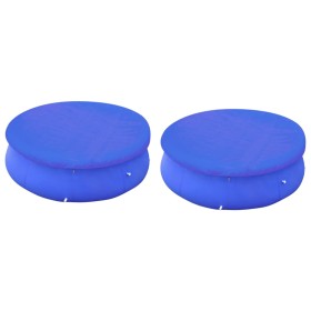 Pool covers 2 pcs round elevated pool 360-367 cm by vidaXL, Pool covers - Ref: Foro24-3082799, Price: 51,98 €, Discount: %